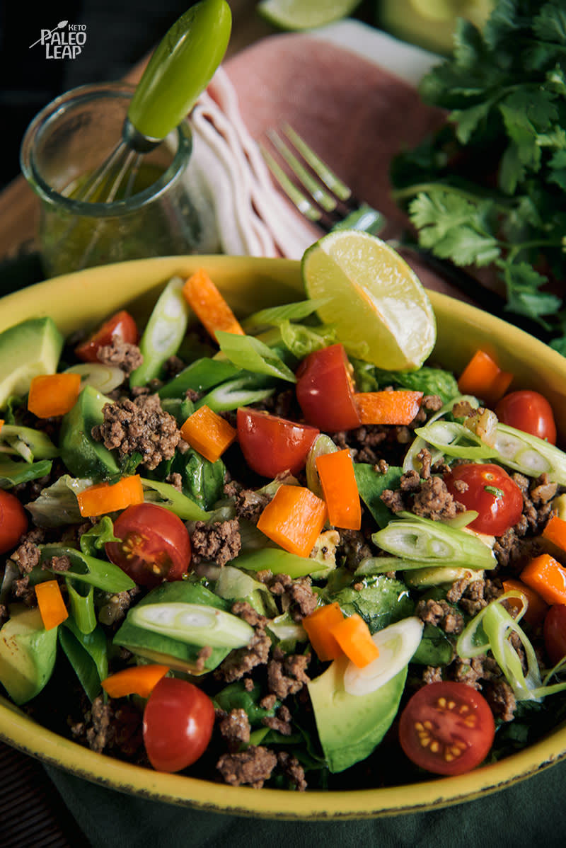 Keto Diet Recipes Salads
 Keto Taco Salad