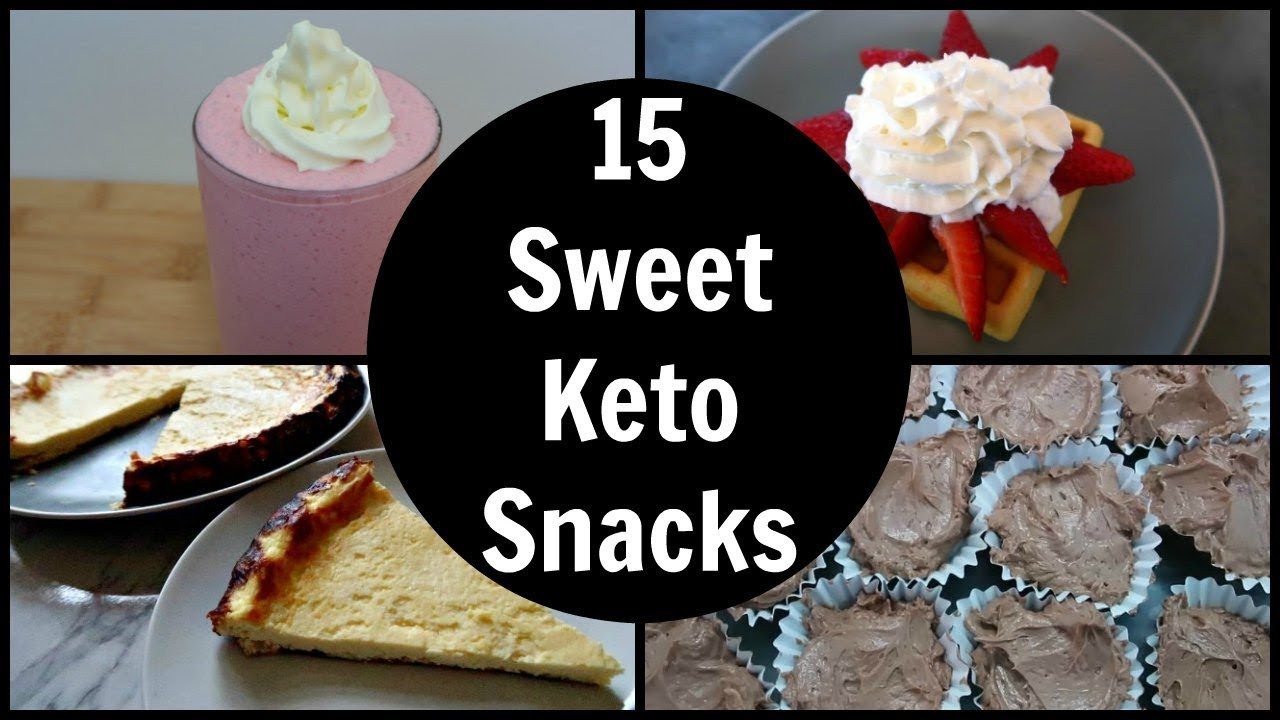 Keto Diet Snacks Sweet
 15 Sweet Keto Snacks