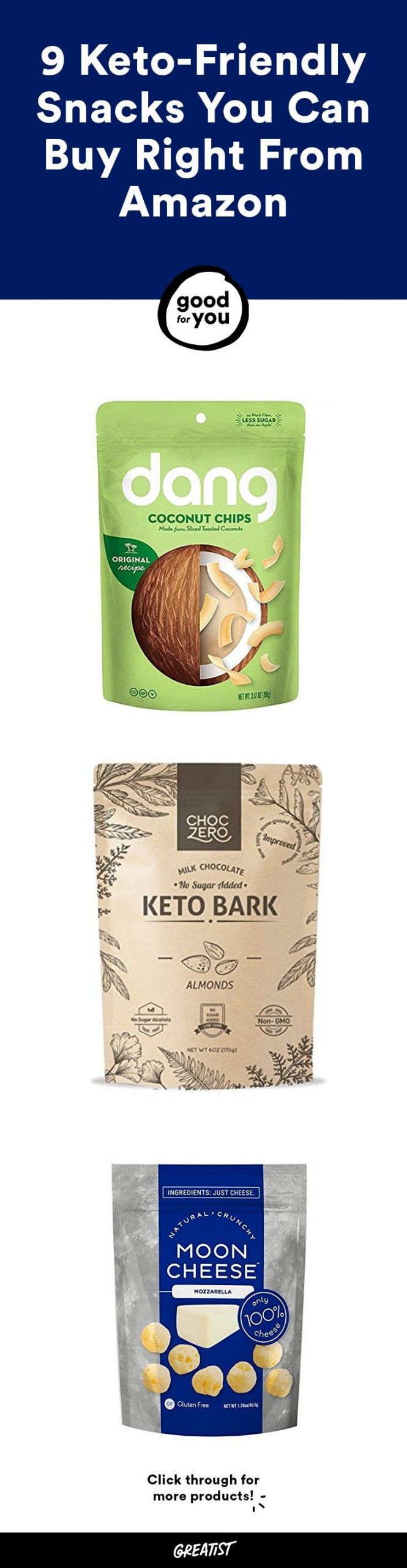 Keto Diet Snacks To Buy
 9 Keto Friendly Snacks You Can Buy on Amazon