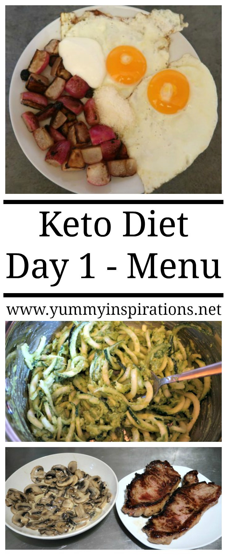 Keto Dinner For One
 Keto Day 1 Meal Plan Menu & Video Diary Day e