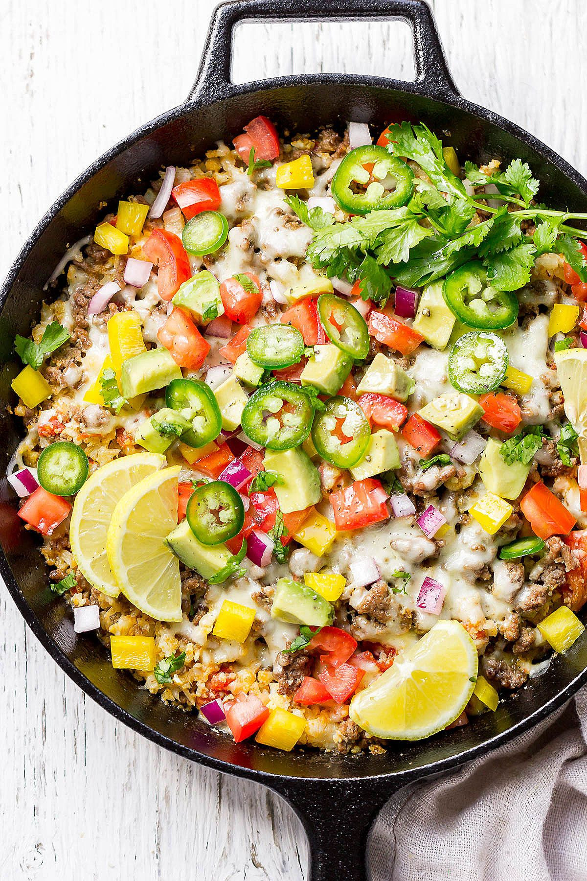 Keto Dinner Recipes Beef Mexican
 Keto Burrito Bowl with Beef and Cauliflower Rice