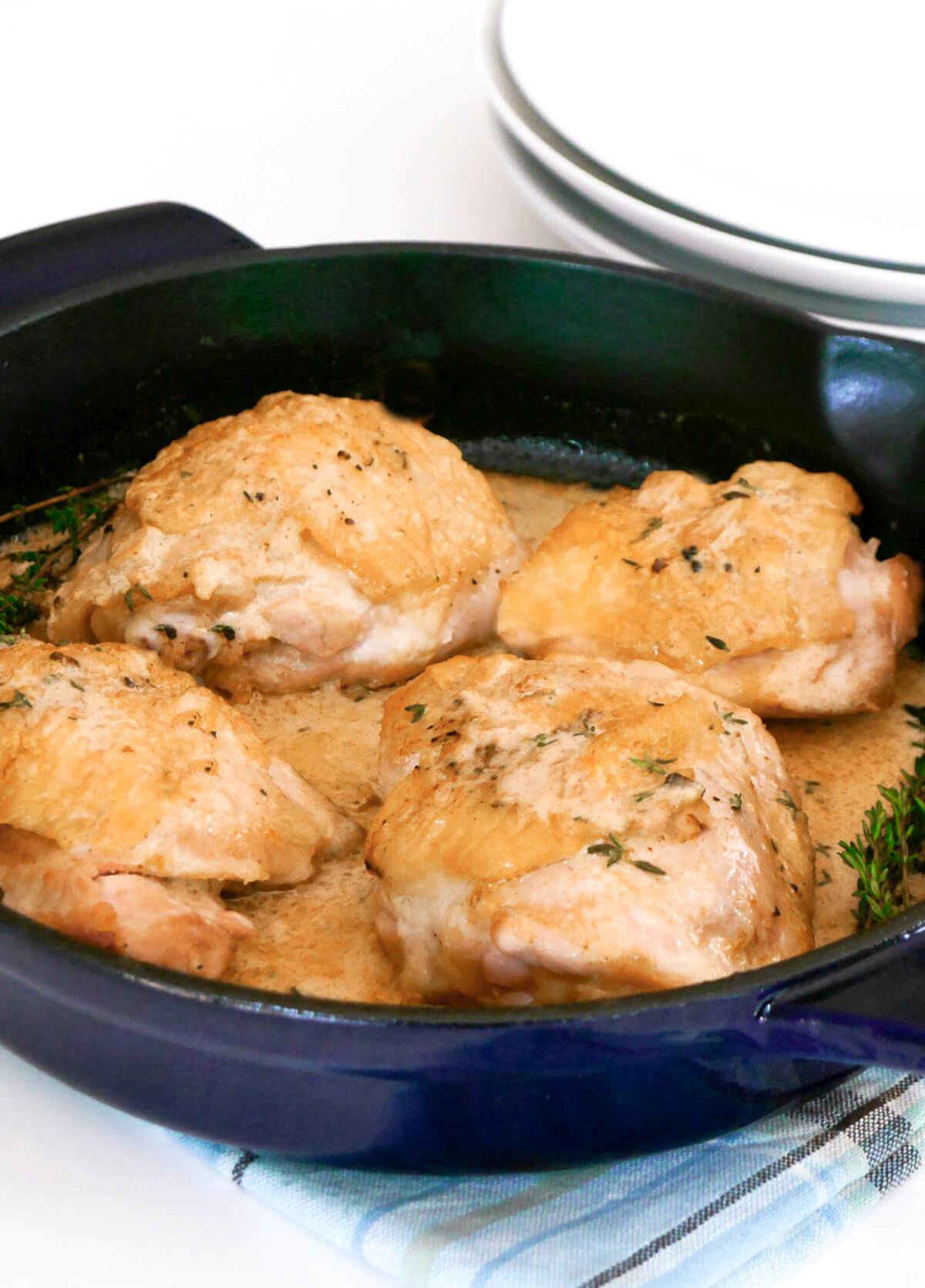 Keto Dinner Recipes Chicken Thighs
 Easy Keto Dijon Chicken Thighs