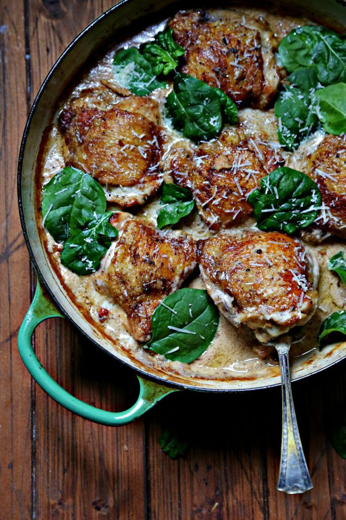 Keto Dinner Recipes Chicken Thighs
 Keto Chicken Thighs with Creamy Garlic Mushroom Sauce