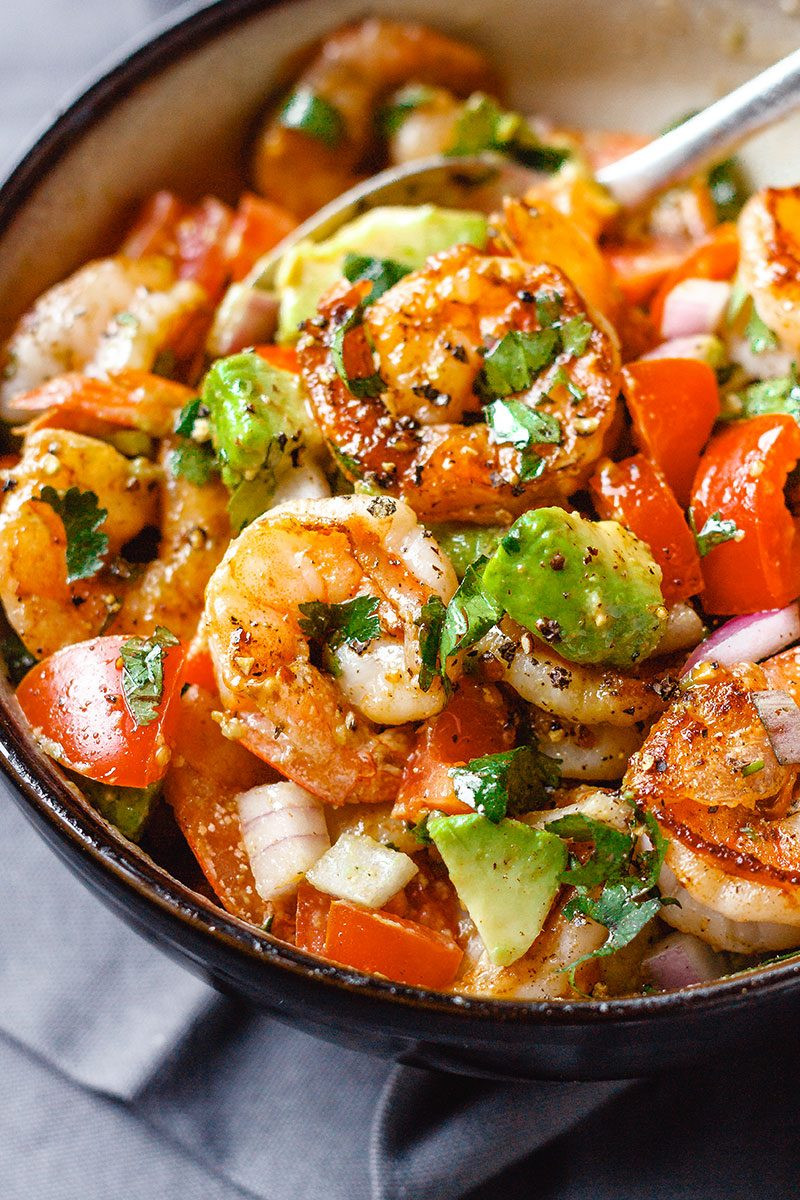 Keto Dinner Recipes Easy Shrimp
 Shrimp and Avocado Salad Recipe – Healthy Salad Recipe