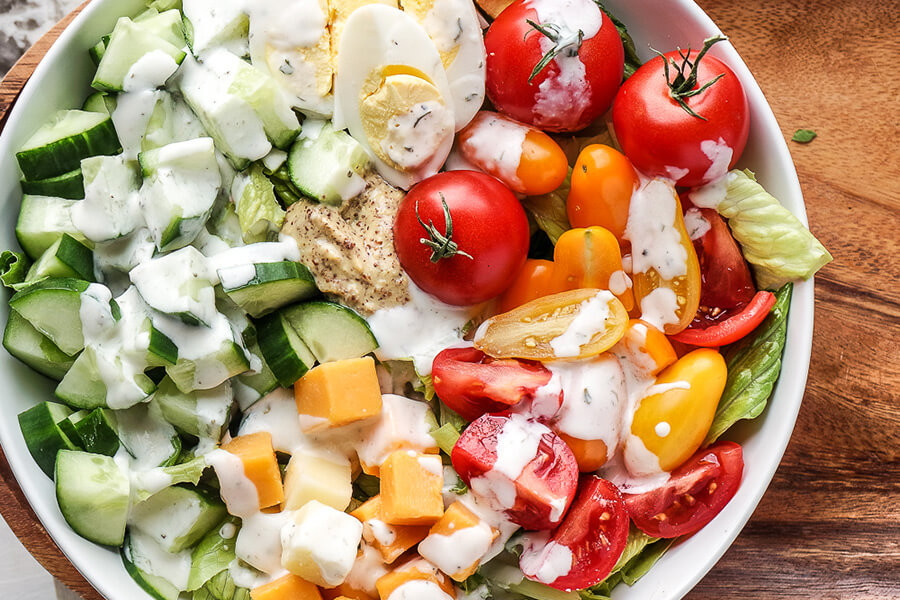 Keto Dinner Recipes Vegetarian
 Ve arian Keto Club Salad