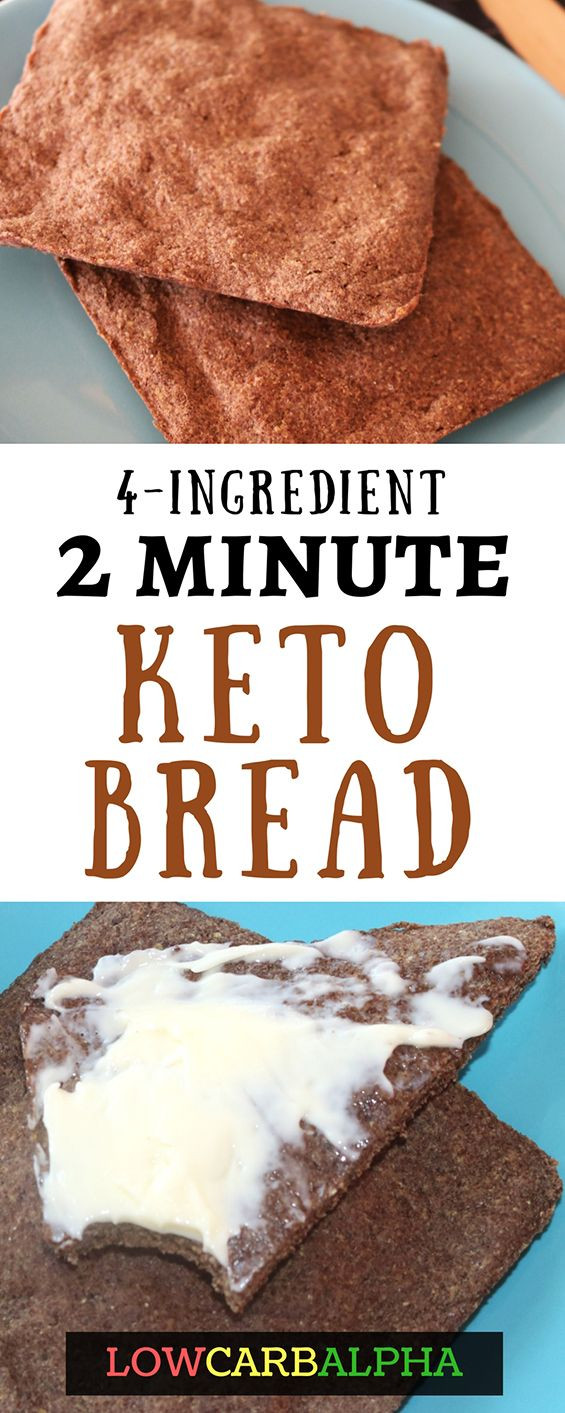 Keto Flax Bread
 Keto Flax Bread 2 Minute Microwave Low Carb Bread Recipe