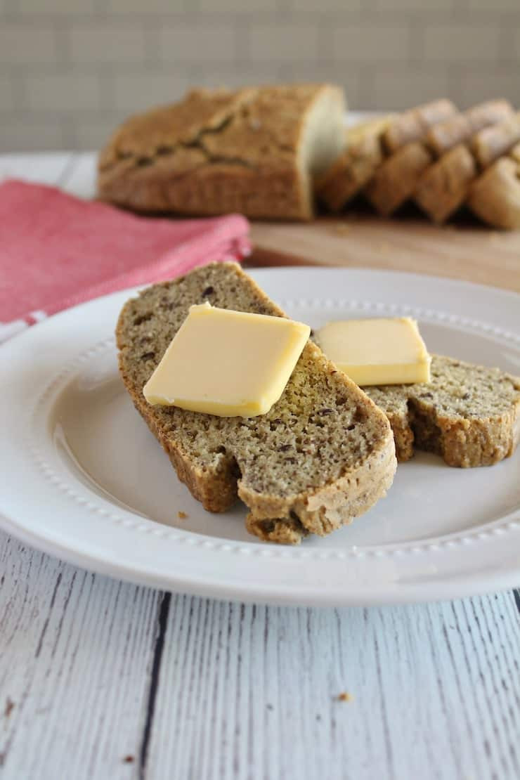Keto Flax Bread
 Easy Almond Flax Keto Bread Recipe with Crunchy Crust