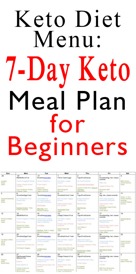 Keto For Beginners Meal Plan Free
 Keto Diet Menu 7 Day Keto Meal Plan for Beginners