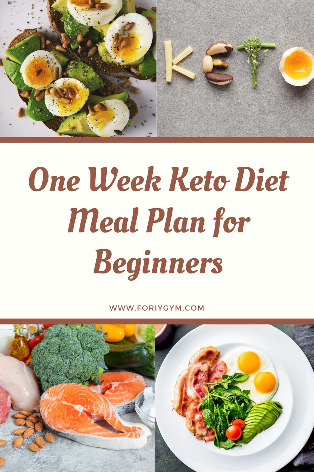 Keto For Beginners Week 1
 e Week Keto Diet Meal Plan for Beginners ForiyGym