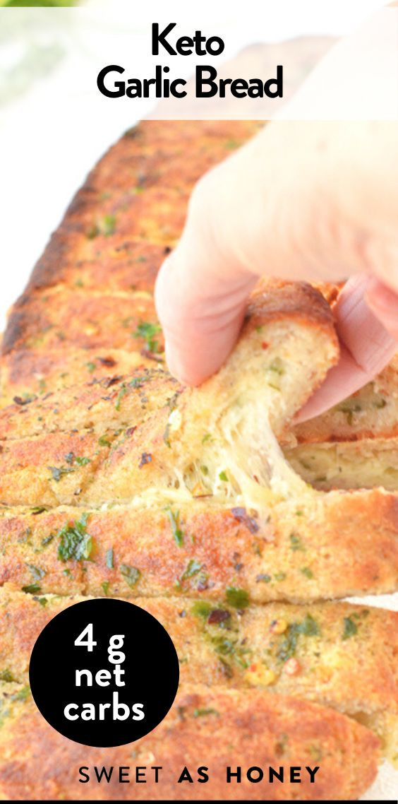 Keto Garlic Bread Almond Flour
 Keto garlic Bread with almond flour easy cheesy