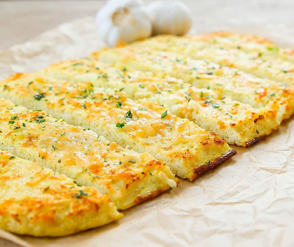 Keto Garlic Bread Cauliflower Crust
 Cauliflower Garlic Bread Recipe