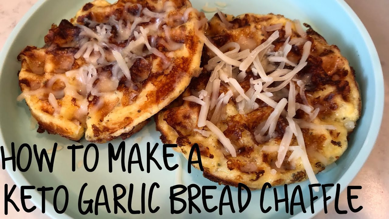 Keto Garlic Bread Chaffle
 How to make keto garlic bread chaffle low carb cheesy