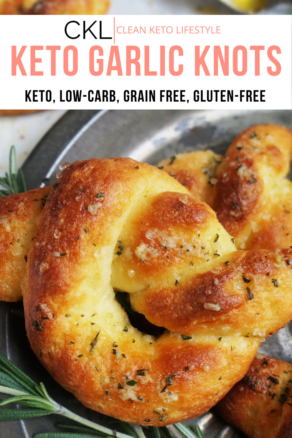 Keto Garlic Bread Knots
 Keto Garlic Knots Recipe