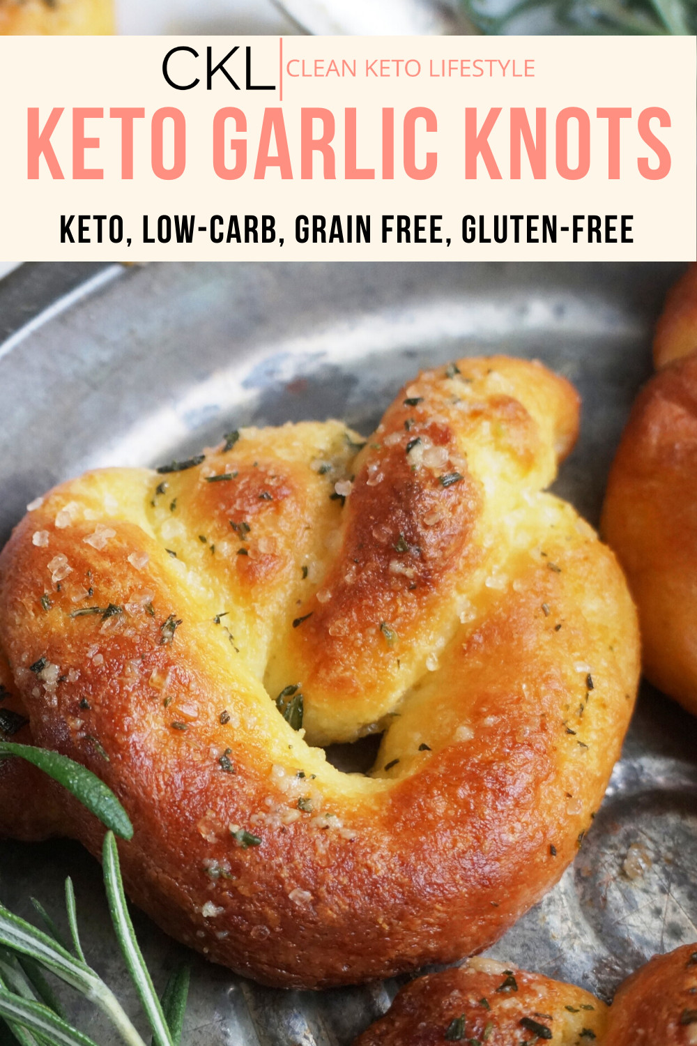 Keto Garlic Bread Knots
 Keto Garlic Knots Recipe