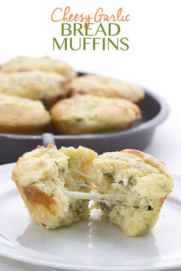 Keto Garlic Bread Muffins
 Low Carb Cheesy Garlic Bread Muffins