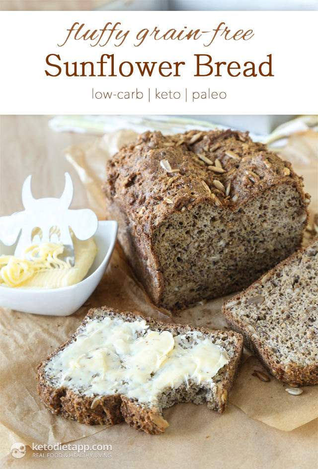 Keto Grain Free Bread
 Fluffy Grain Free Sunflower Bread