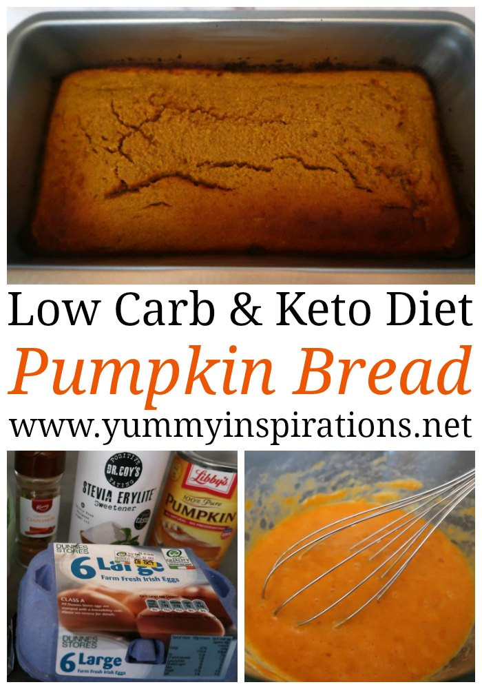 Keto Pumpkin Bread Coconut Flour
 Low Carb Pumpkin Bread Recipe Easy 6 Ingre nt Keto