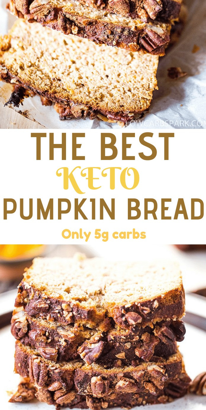 Keto Pumpkin Bread Recipes
 Keto Pumpkin Bread Low Carb Bread Recipe Low Carb Spark