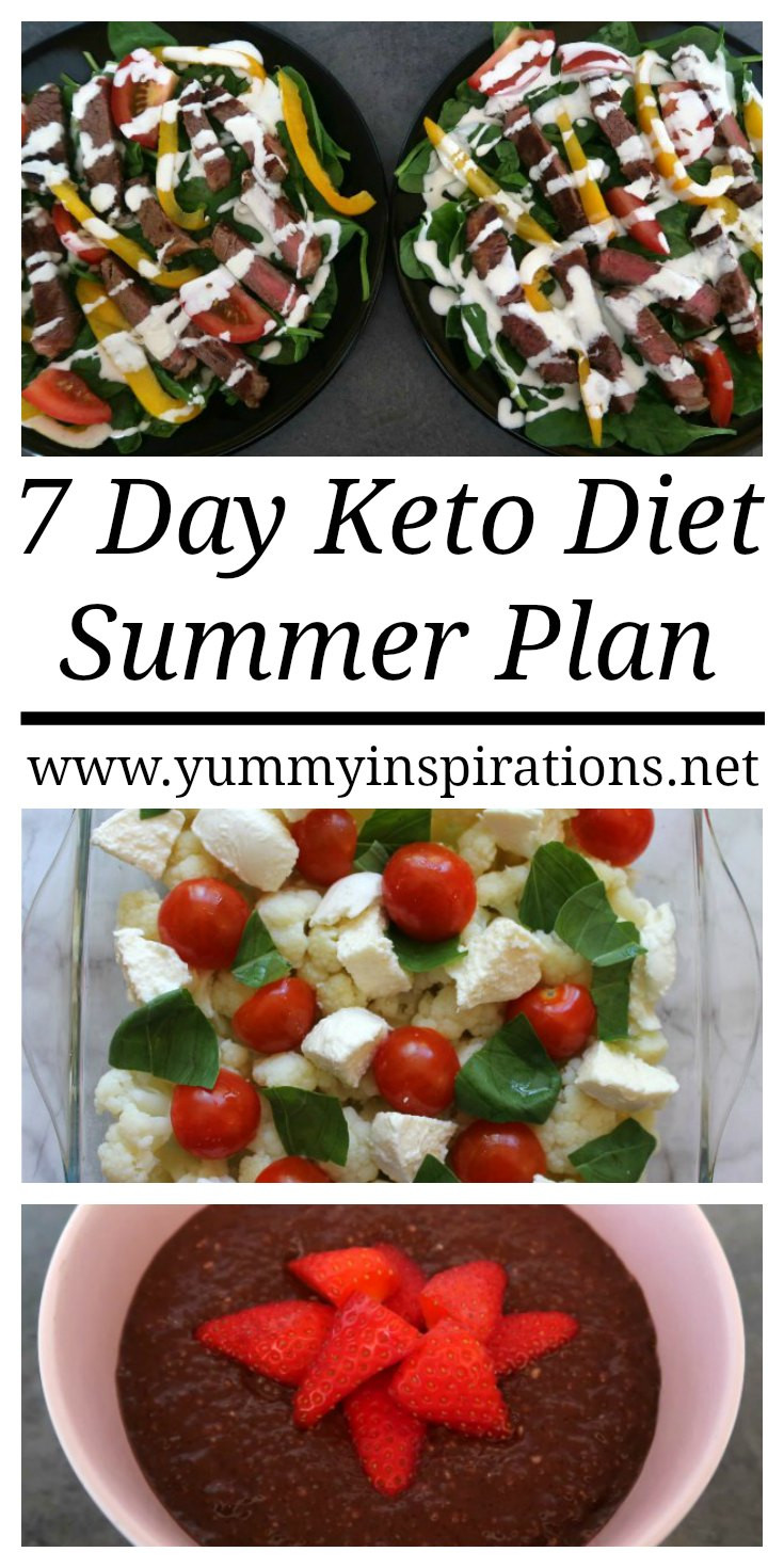 Keto Recipes For Beginners Meal Plan
 7 Day Keto Summer Diet Plan Low Carb Meal Plan For Beginners