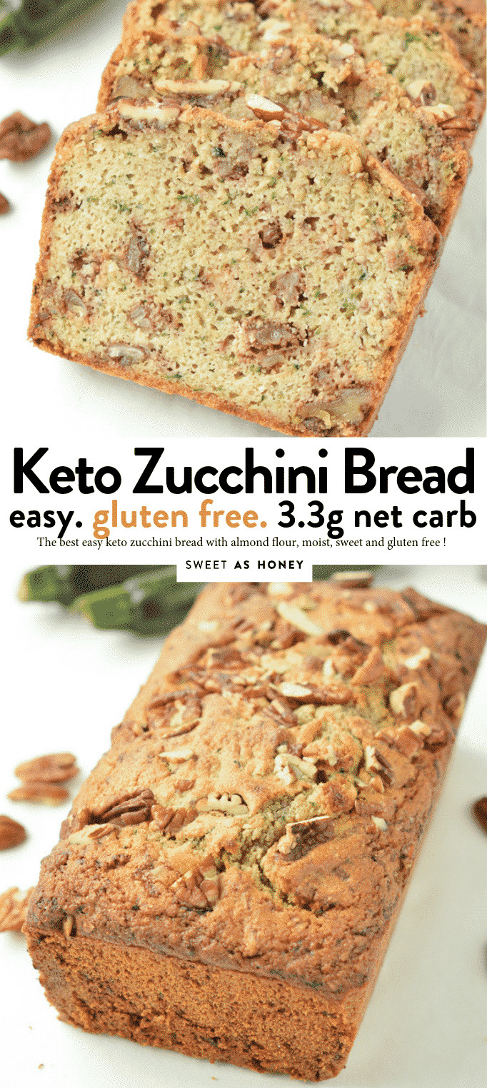 Keto Zucchini Bread Almond Flour
 Keto zucchini bread with almond flour Sweetashoney