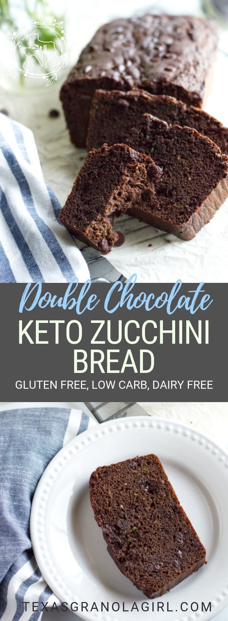 Keto Zucchini Bread Chocolate
 Keto Chocolate Zucchini Bread Recipe