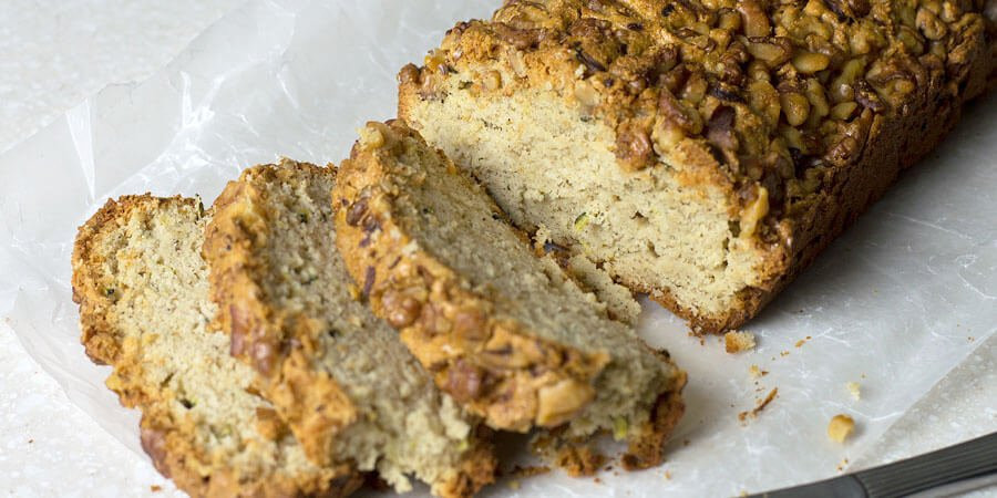 Keto Zucchini Bread
 Keto Zucchini Bread with Walnuts