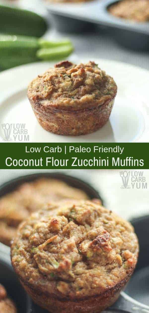 Keto Zucchini Bread Muffins
 Coconut Flour Zucchini Bread Muffins Paleo Friendly