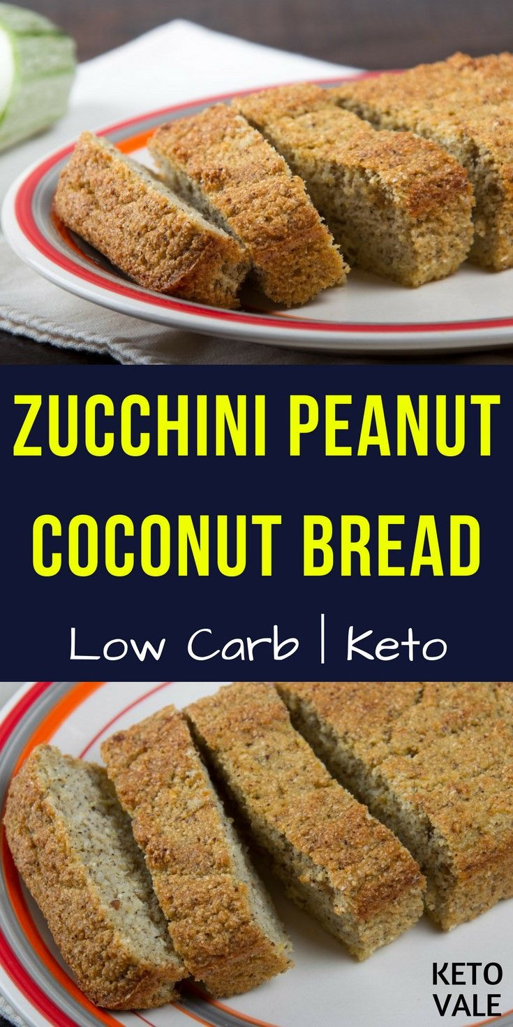 Keto Zucchini Bread Recipes Coconut Flour Zucchini Peanut Bread with Walnuts Recipe