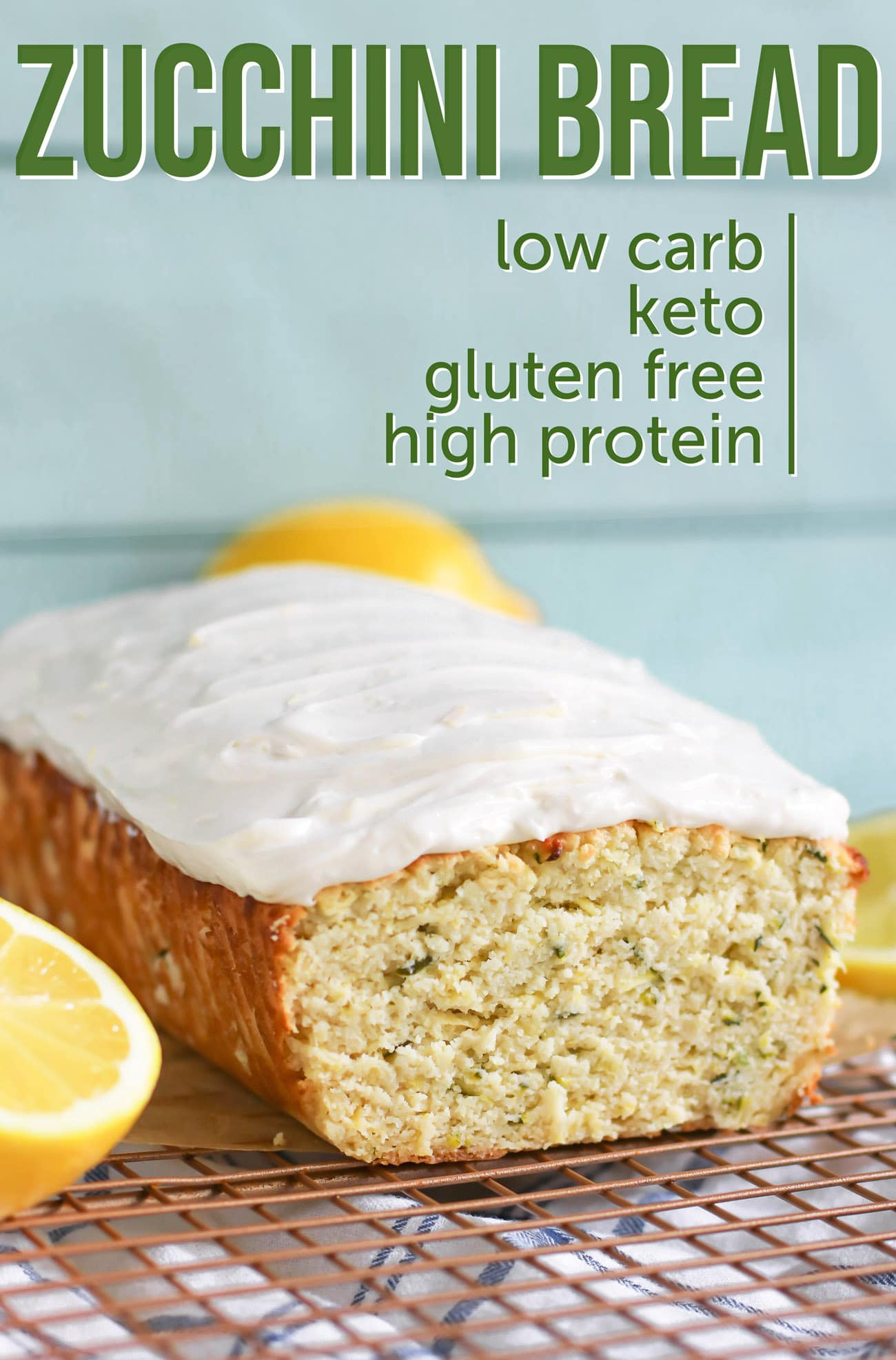 Keto Zucchini Bread With Cream Cheese
 Low Carb Keto Gluten Free Zucchini Bread with Cream