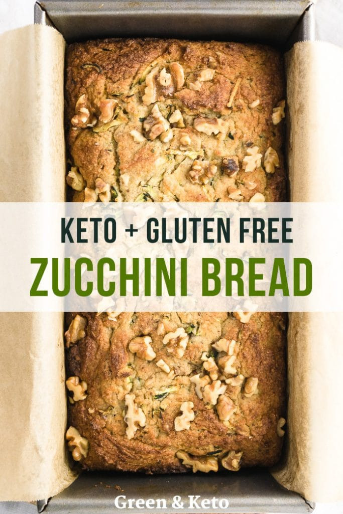 Keto Zucchini Bread With Walnuts
 Keto Zucchini Bread with Walnuts Green and Keto