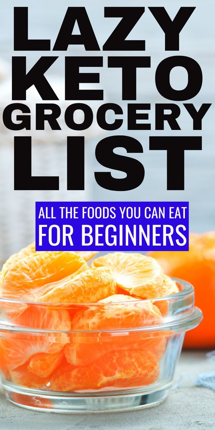 Lazy Keto Diet For Beginners
 Lazy Keto Grocery List with keto food lists for beginners