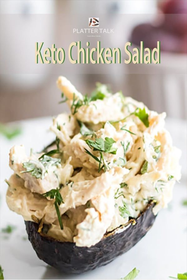 Leftover Chicken Keto
 Keto chicken salad from Platter Talk is a healthy leftover
