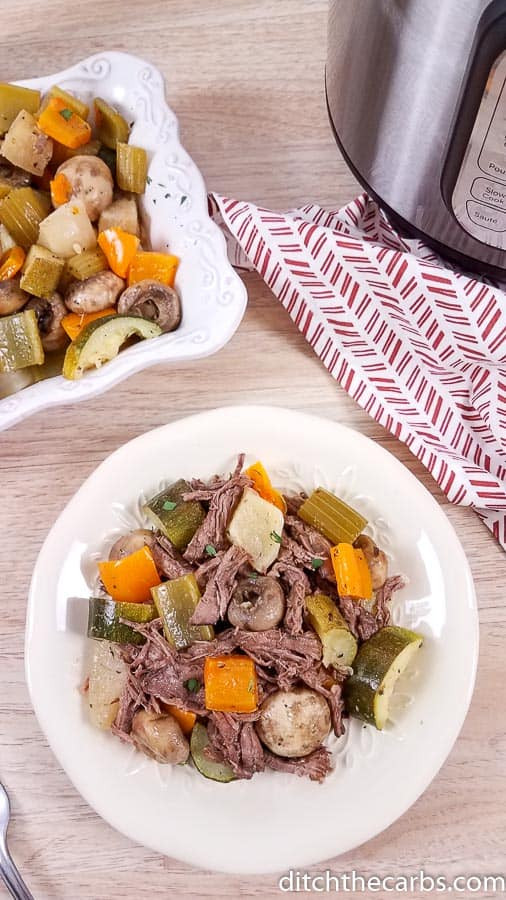 Leftover Roast Beef Keto
 Easy Keto Pot Roast in the Instant Pot VIDEO OR the slow