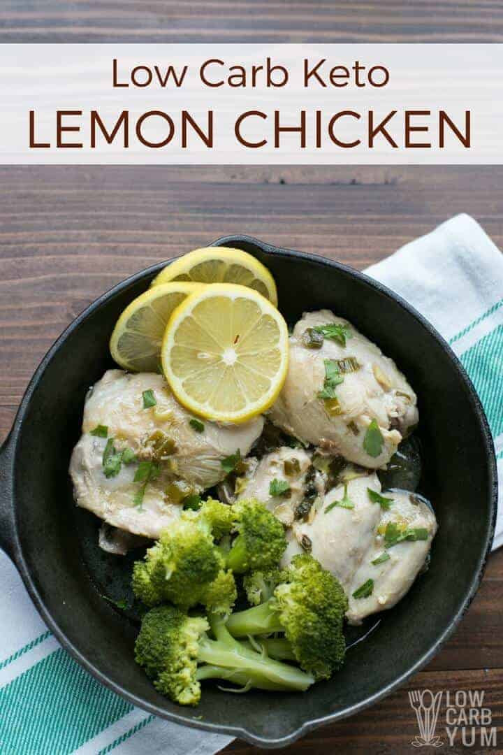 Lemon Chicken Keto
 Keto Chicken Low Carb Lemon Chicken