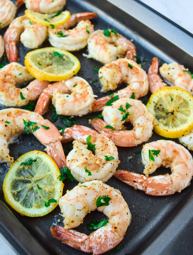 Lemon Garlic Shrimp Keto
 Sheet Pan Lemon Garlic Shrimp Whole30 Paleo Keto • Tastythin