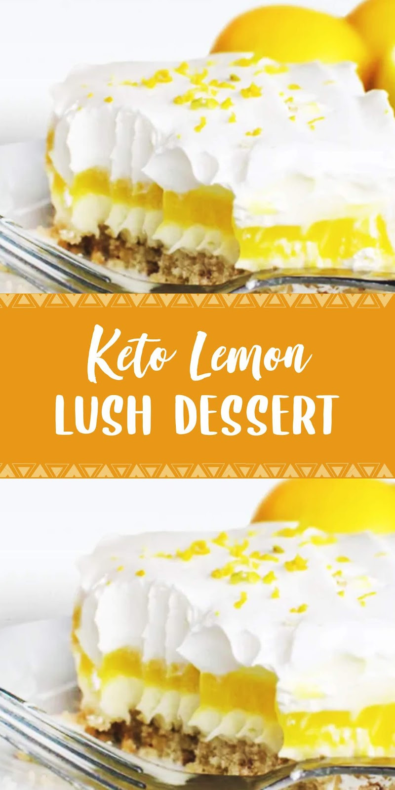Lemon Keto Dessert
 Keto Lemon Lush Dessert Healthy