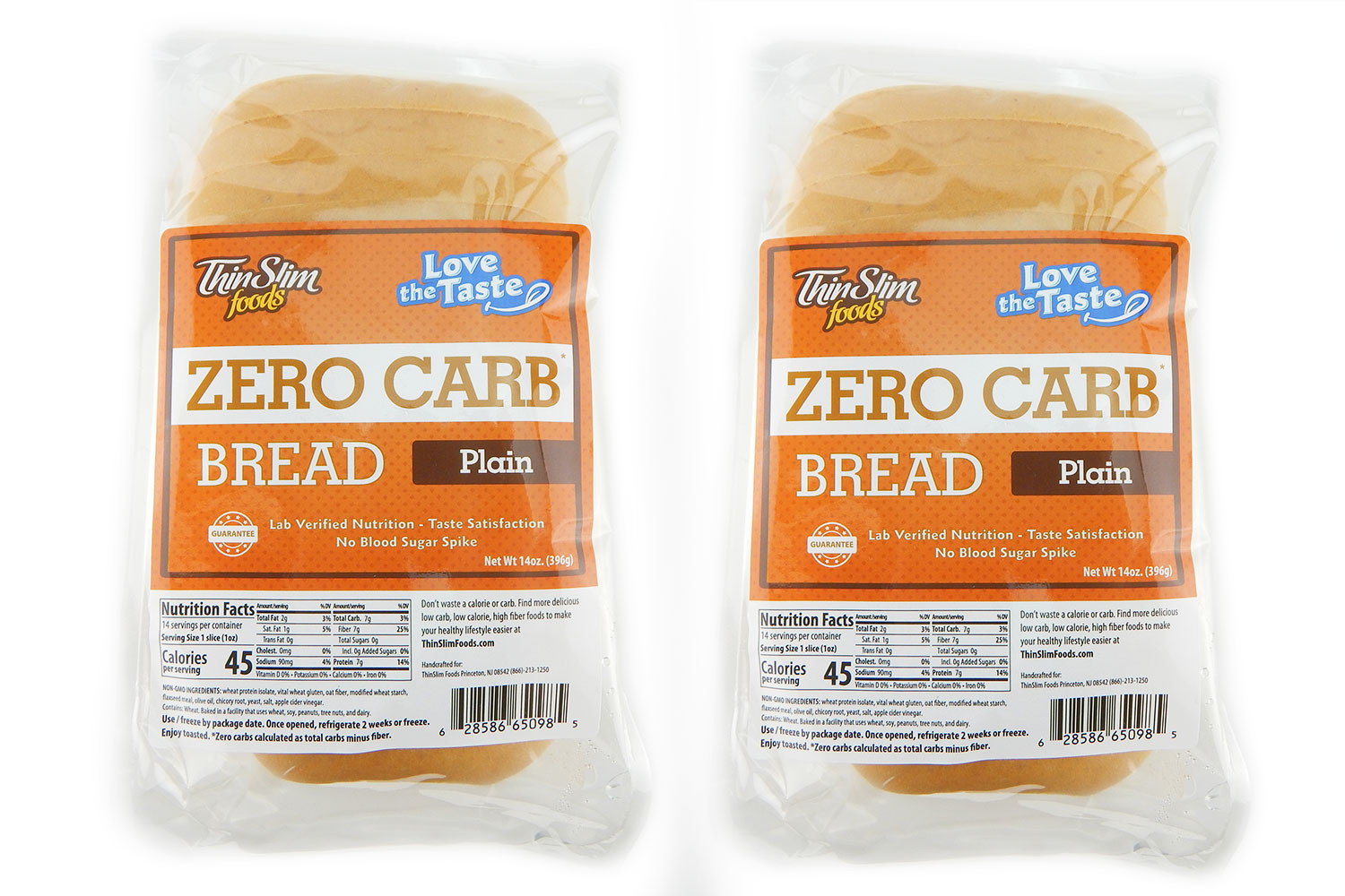 Low Carb Bread At Walmart ThinSlim Foods Love the Taste Low Carb Bread Plain 2pack