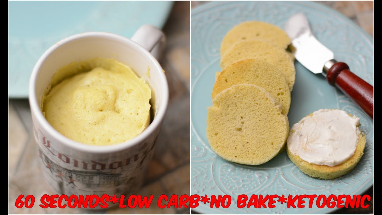Low Carb Bread In A Mug
 No Bake Low Carb Ketogenic Mug Bread No Bake Bread in