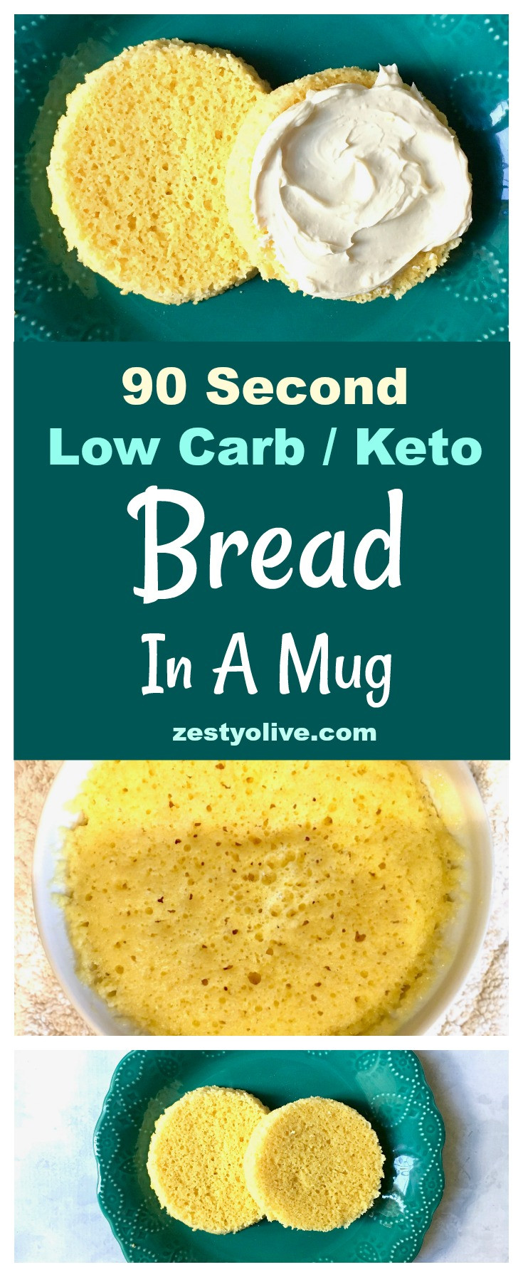 Low Carb Bread In A Mug
 How To Make 90 Second Keto Low Carb Bread In A Mug Zesty