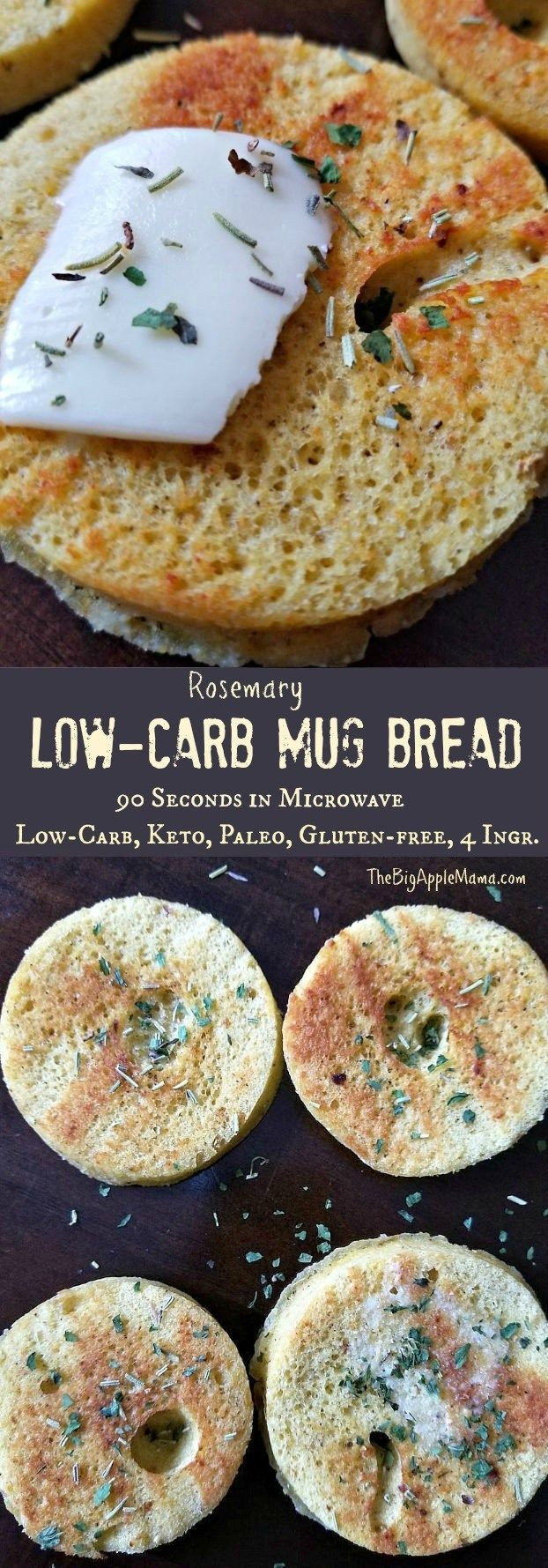 Low Carb Bread Microwave
 Best Low Carb Keto Mug Bread 90 seconds in microwave