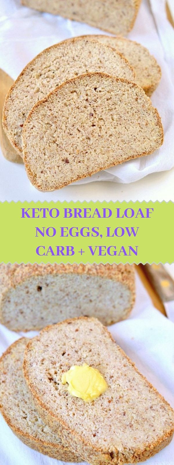 Low Carb Bread No Egg
 KETO BREAD LOAF NO EGGS LOW CARB VEGAN ketorecipes