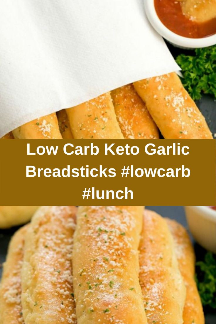 Low Carb Bread Sticks Garlic Breadsticks
 Low Carb Keto Garlic Breadsticks in 2020