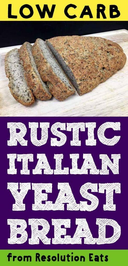 Low Carb Bread With Vital Wheat Gluten
 LOW CARB Rustic Italian Yeast Bread yeast vital wheat