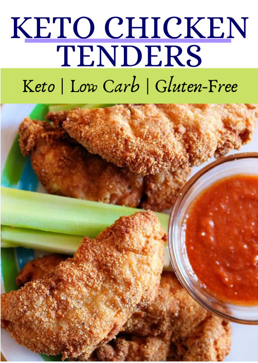Low Carb Breaded Chicken Tenders
 Best low carb breaded tasty chicken tenders Recipe for