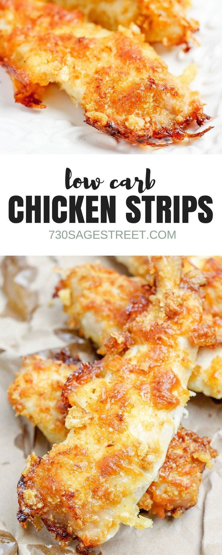 Low Carb Breaded Chicken Tenders
 Baked Chicken Tenders – Low Carb Keto "Breaded" Chicken