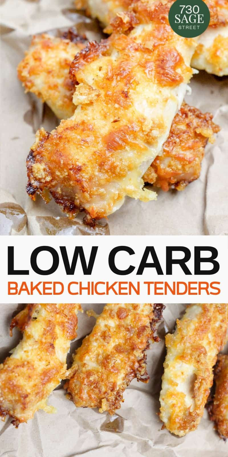 Low Carb Breaded Chicken Tenders
 Enjoy a low carb version of breaded chicken with these