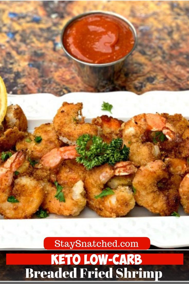 Low Carb Breaded Shrimp
 Keto Low Carb Parmesan Breaded Pan Fried Shrimp is a quick