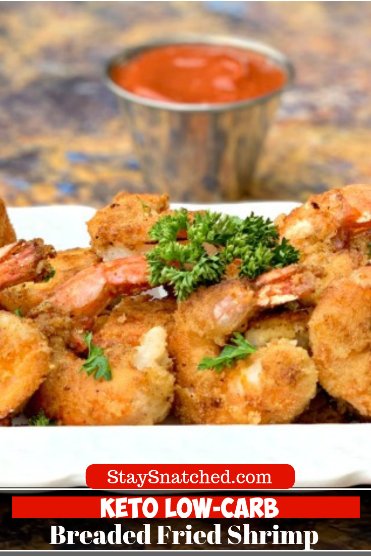 Low Carb Breaded Shrimp
 Keto Low Carb Parmesan Breaded Pan Fried Shrimp is a quick