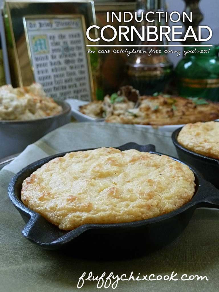 Low Carb Corn Bread
 Low Carb Keto Induction Cornbread