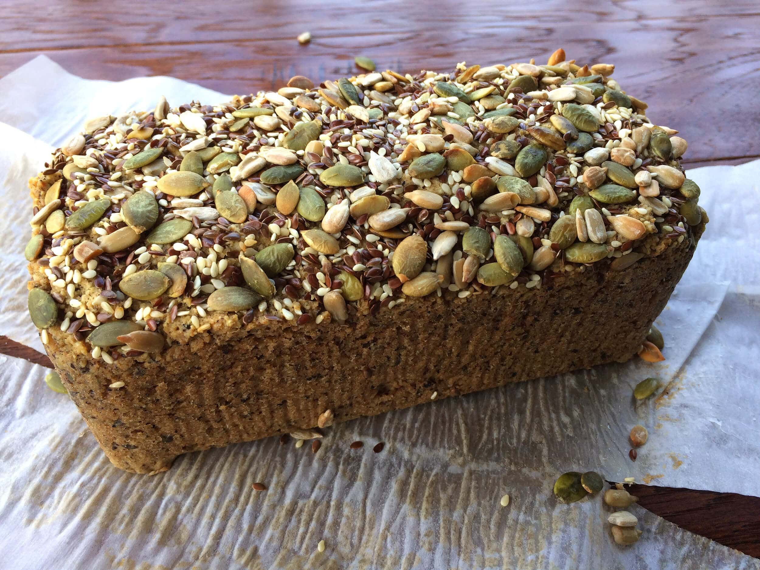 Low Carb High Protein Bread Recipe
 Low Carb High Protein Nut and Seed Bread Paleo